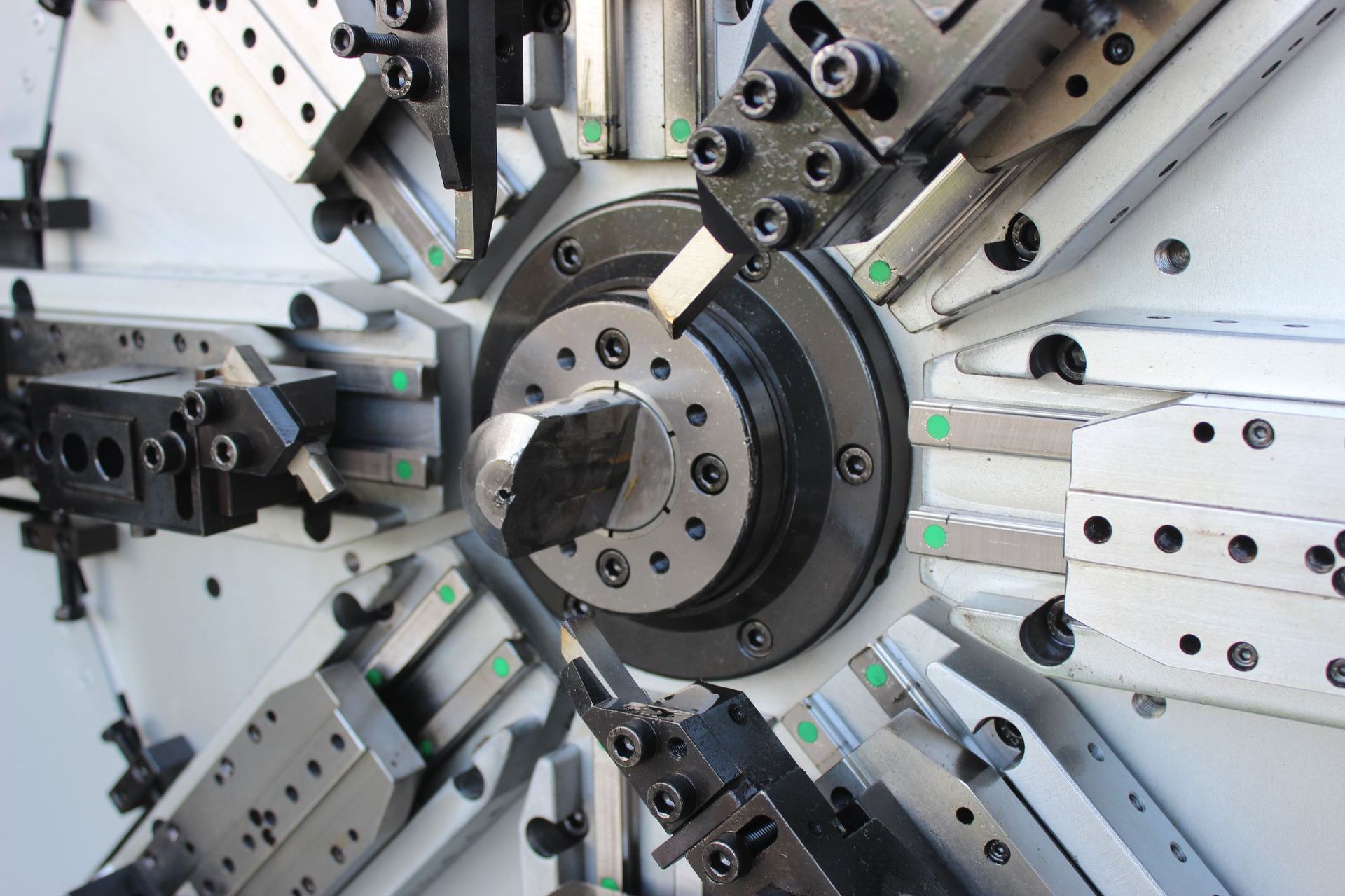 银丰定制高速无凸轮45机12轴电脑万能弹簧机 1.2-4.5mm高速无凸轮