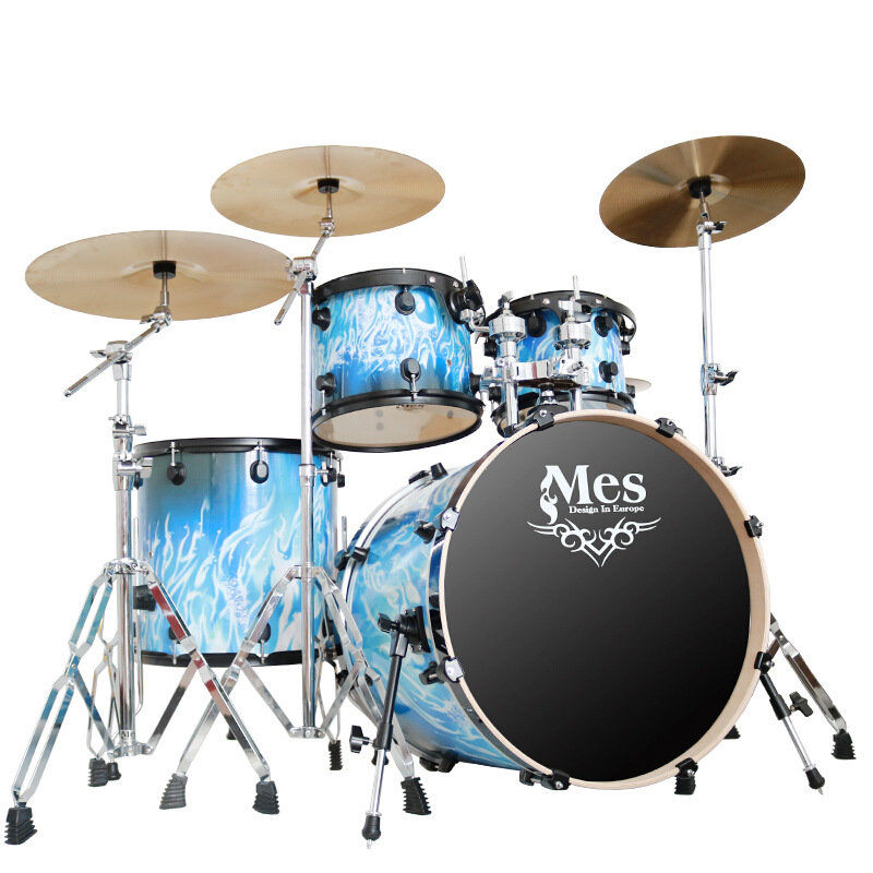 mes麦斯me5255t/bf5255t新派对架子鼓爵士鼓 全枫木烤漆款 送镲片