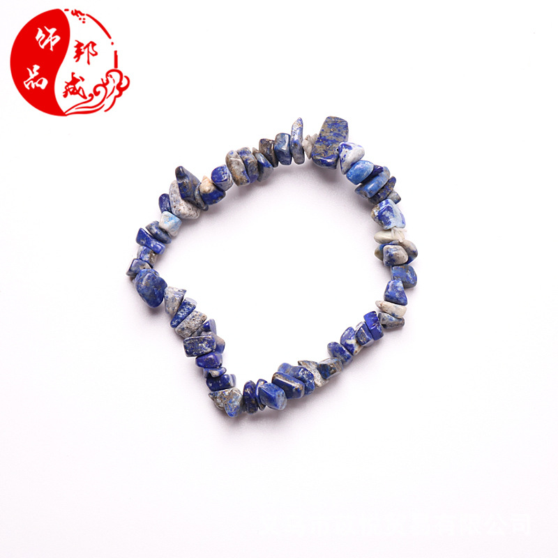 Factory Direct Sales Natural Crystal Gravel Stretch Bracelet Colorful Gravel Bracelet Cross-Border Hot Sale