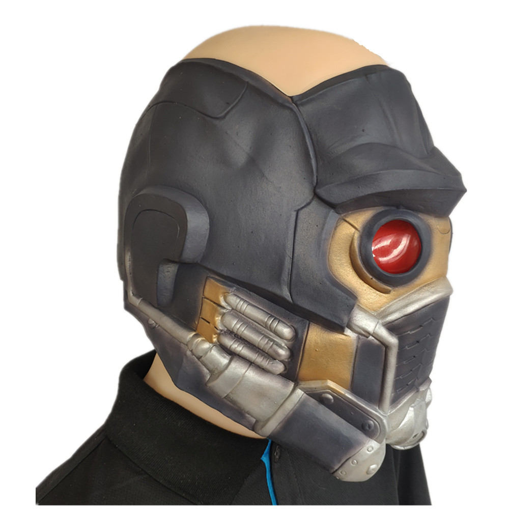 银河护卫队2星爵面具万圣节乳胶头套cos游戏动漫面具舞会派对头盔