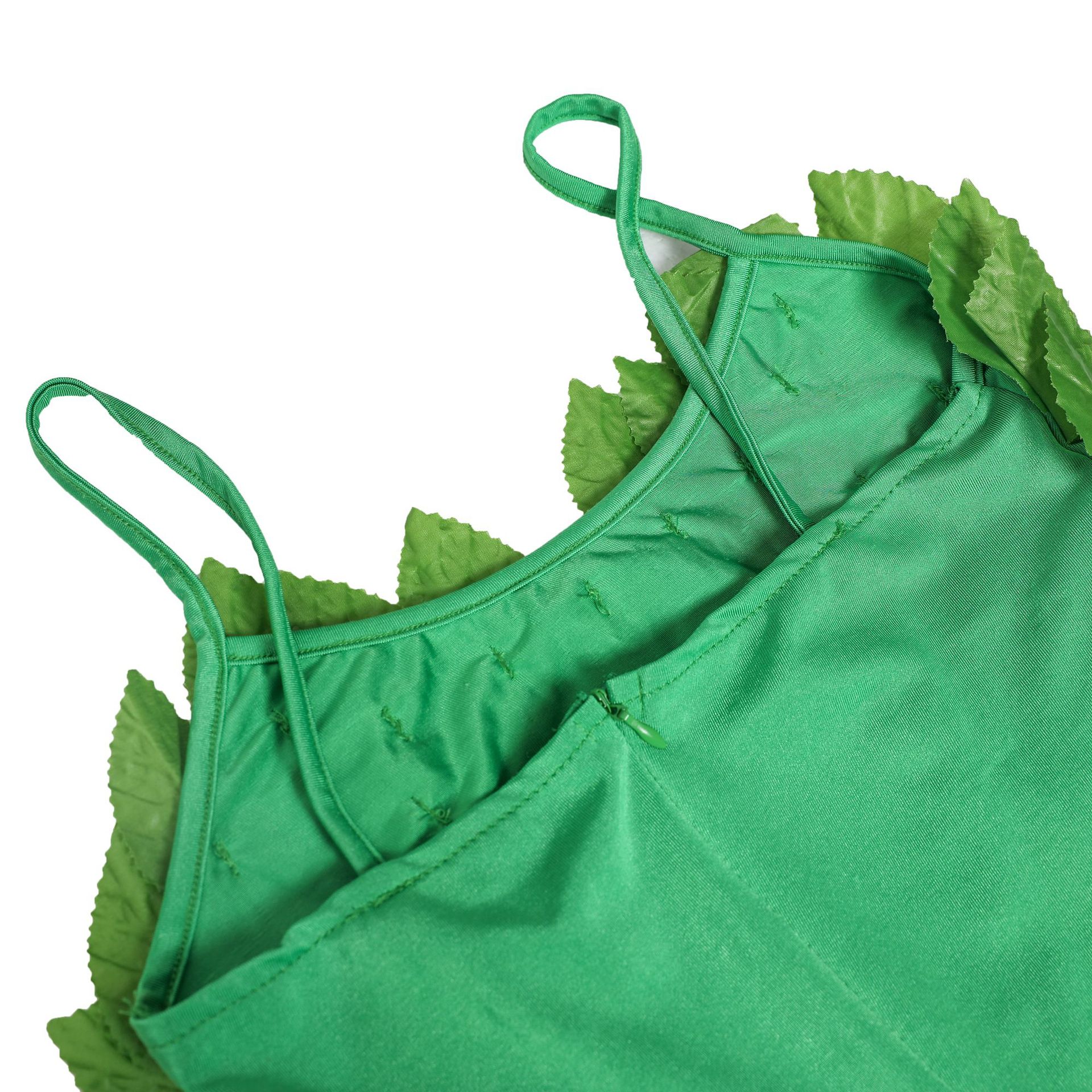 女绿色森林连体衣舞台装 成人树妖服装 化妆舞会 万圣节服饰