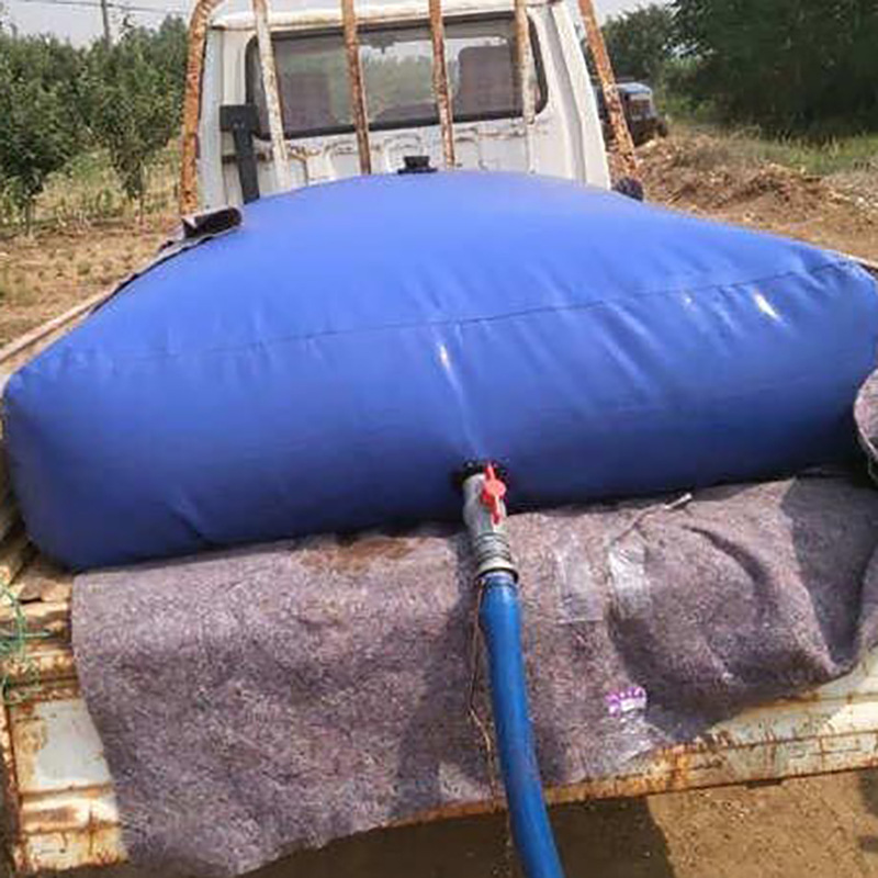 山东生产厂家供应软体水囊车载液袋集装箱液袋液体运输储水器定制