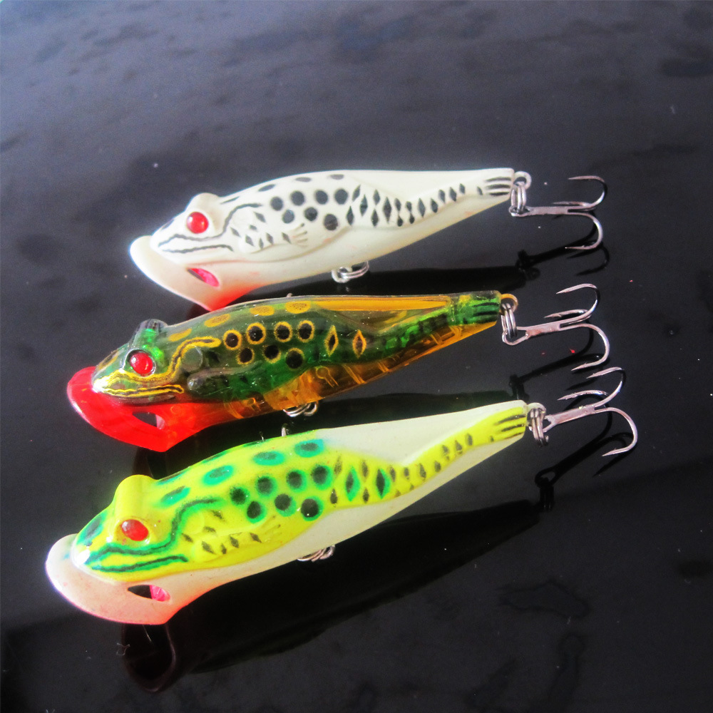 路亚饵撞水波爬8cm12克波爬 蛙形波爬饵撞水路亚鱼饵 硬饵鱼饵