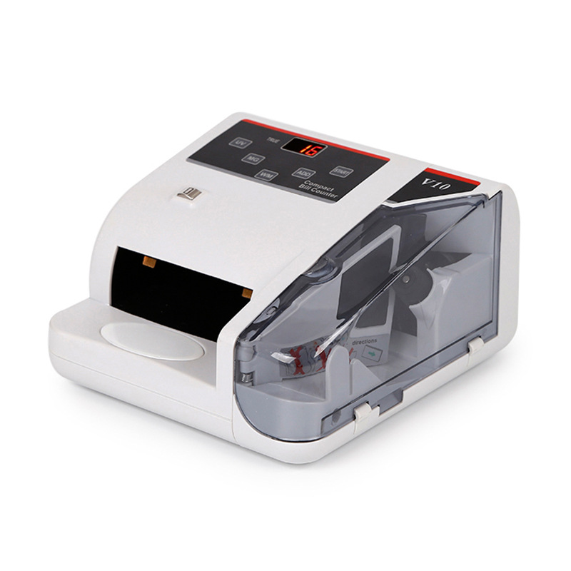 v10点钞机手持式迷你便携式 小型点钞机 计数机可用电池 插电