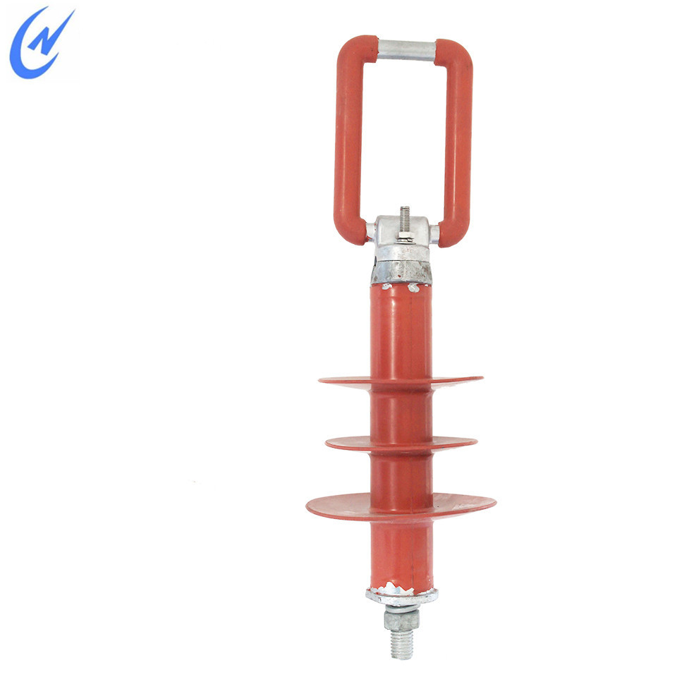 厂家专业生产复合外套倒挂式防雷接地绝缘子 户外接地绝缘子