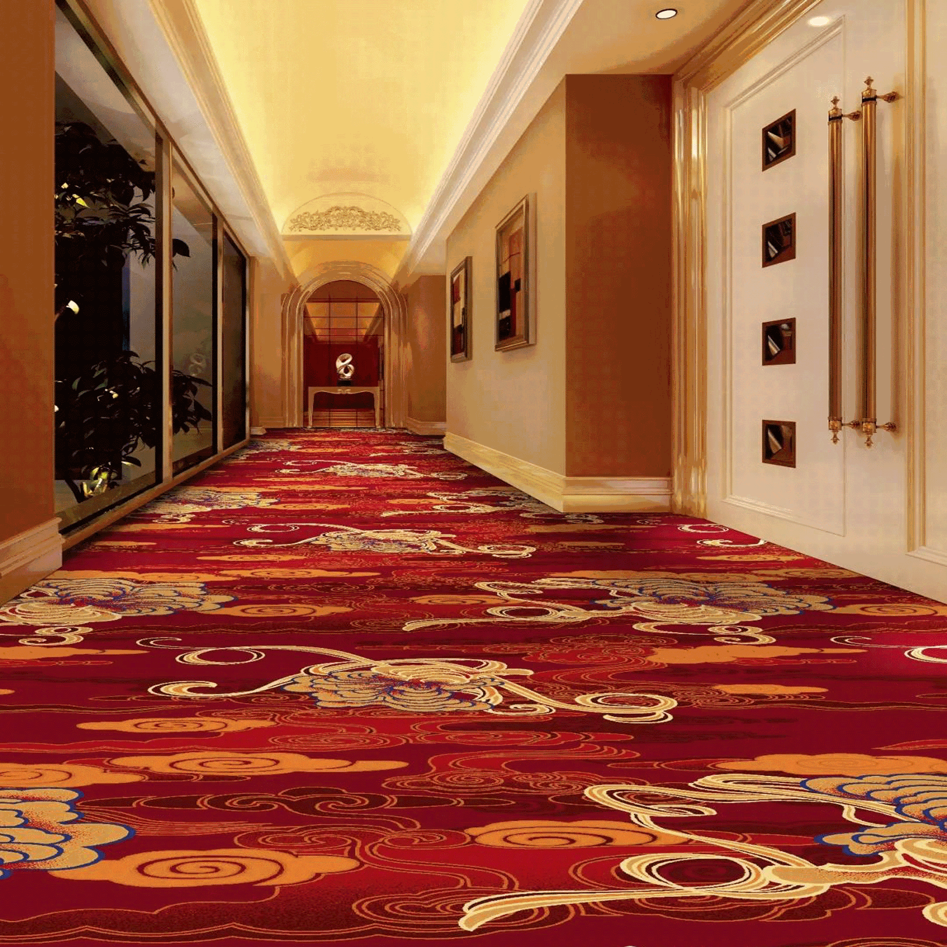 全现货地毯酒店客房儿童房会议室大厅地毯阻燃吸音拼花地毯