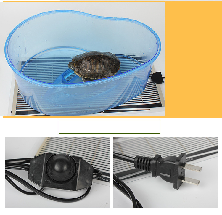 cm爬虫角蛙斗鱼加热垫带温控鱼缸宠物刺猬陆龟乌龟守宫蜘蛛加温垫