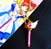 Card Captor 百变小樱项链吊坠挂件饰品星之杖鸟杖库洛魔法使SAKU