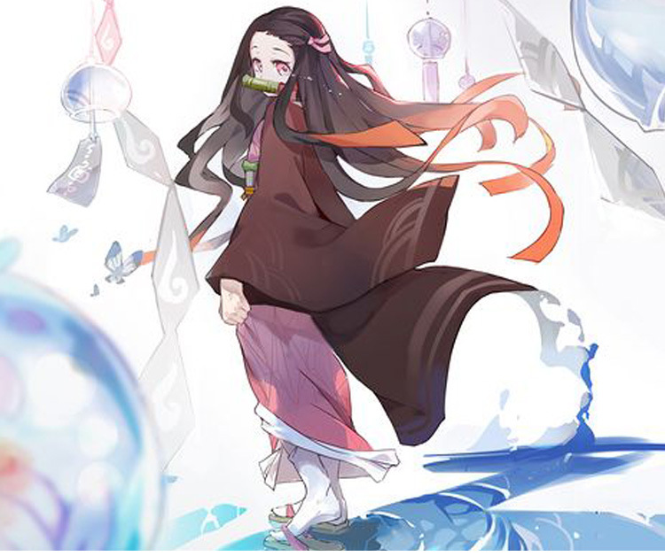 鬼灭之刃 兄妹之绊 灶门 祢豆子 cosplay服装