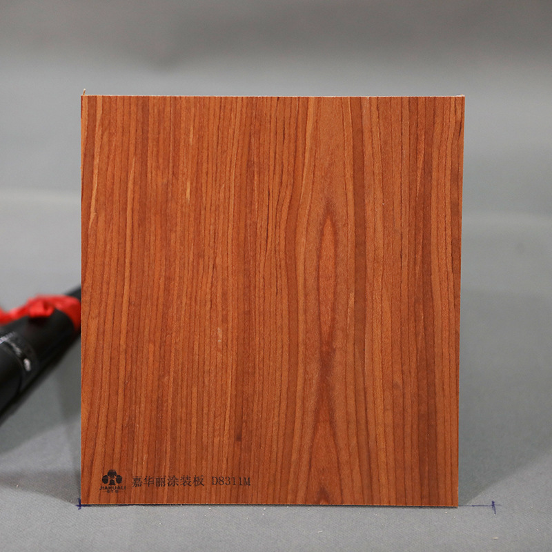 d8311m花梨木山纹木饰面板 嘉华丽涂装板 免漆木饰面板复合地板