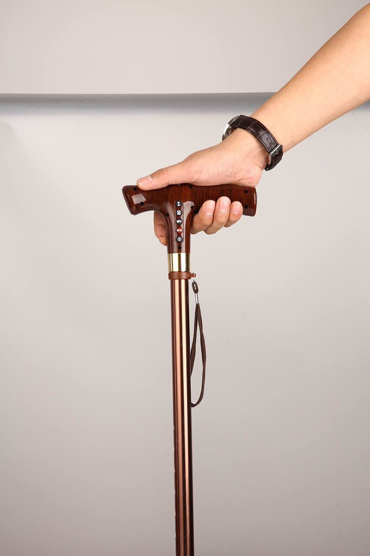 批发 老人智能拐杖 gps定位sos语音通话可伸缩多功能手杖