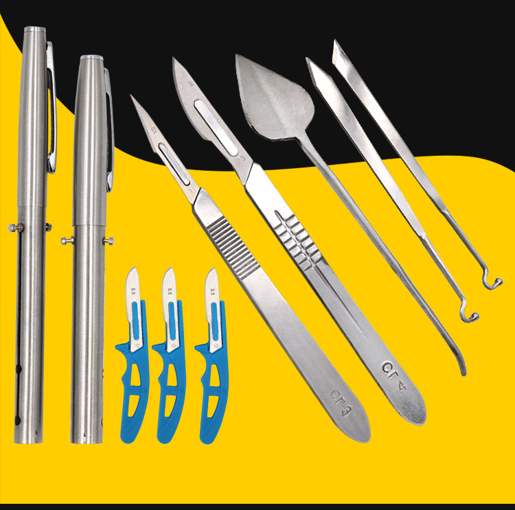 仔猪阉割刀大号笔式阉割刀兽医专用小动物阉割工具去势刀煽猪刀