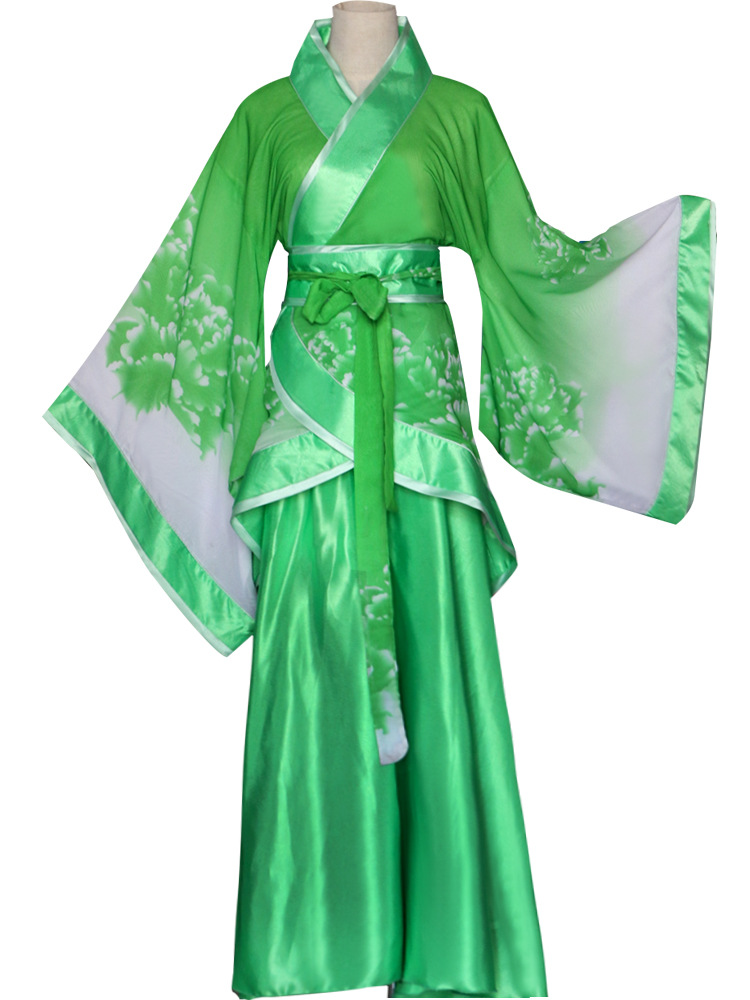 批发汉服女成人古装2019年新款民族传统广袖汉服舞台演出服装