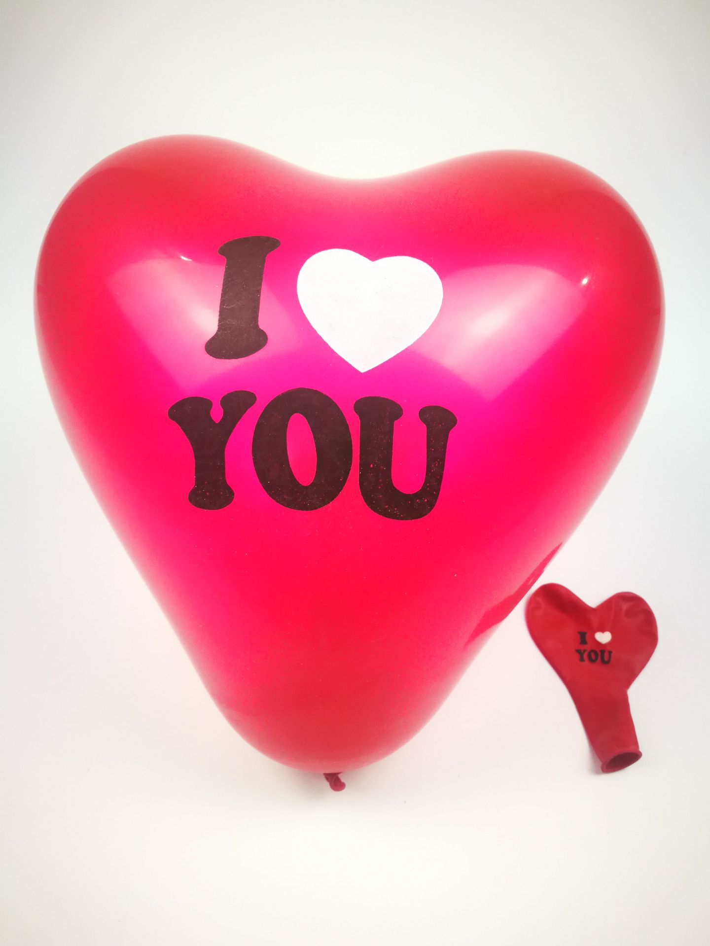 Factory Direct Sales 3G I Heart U Printed Balloon Wedding Room Party Decoration Balloon Proposal Heart-Shaped Balloon 12-Inch 100