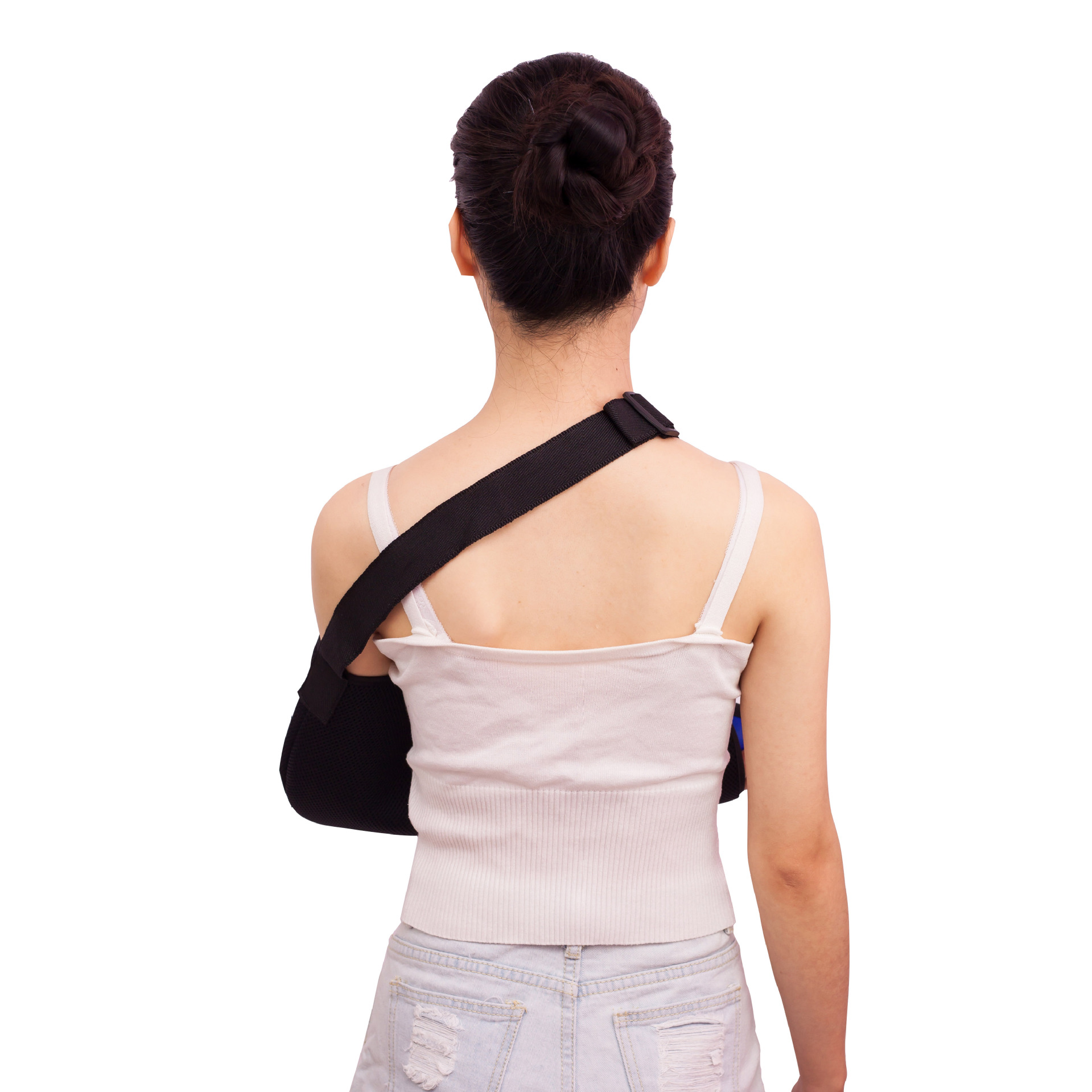 术后手臂吊带后前臂吊带多功能肩颈腕托带手臂骨折固定带增强型