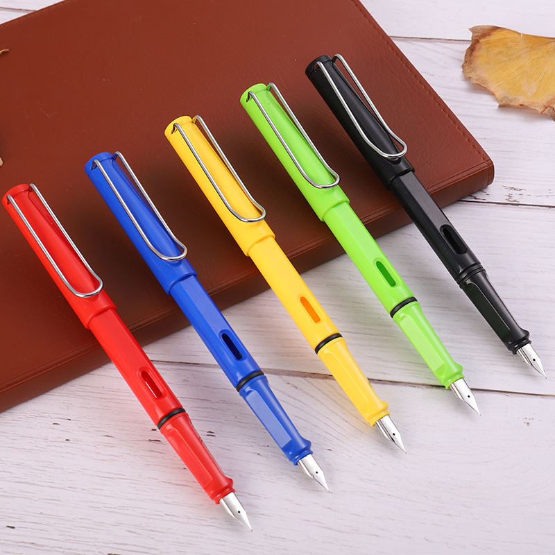 墨囊钢笔中小学生正姿书写成人办公用墨水笔男女孩儿童练字糖果色