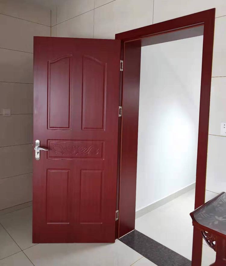 厂价直供定制办公室会议室学校宾馆实木复合室内免漆对开双开木门