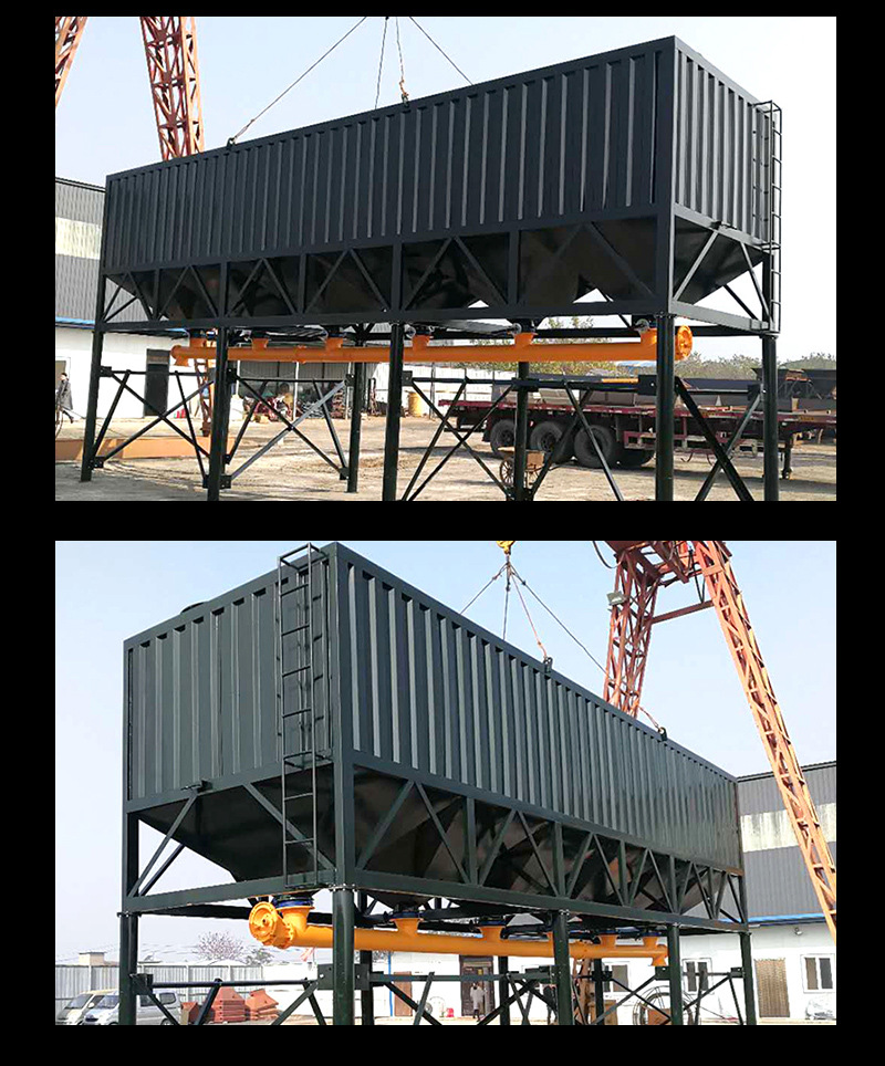 环保卧式水泥仓 方形卧式水泥仓 现货供应卧式方仓 质优价廉