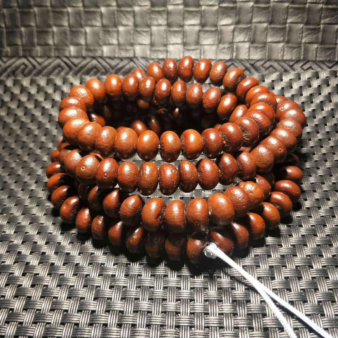 汇源工艺紫金钵盂菩提子手链佛珠 108颗 金碗菩提佛珠 男女手链
