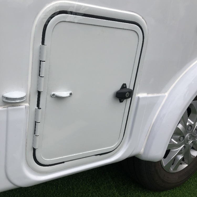 旅居车改装房车配件门吸限位器半圆卡扣门档搭配车门舱门防撞缓冲