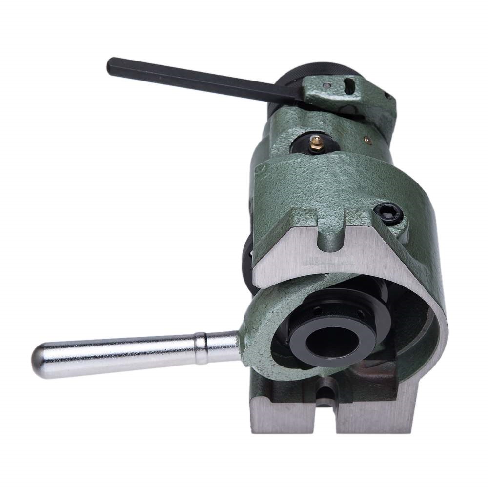 高精pf100-5c简易分度头快速等分360度 钻铣磨床可连接卡盘接盘