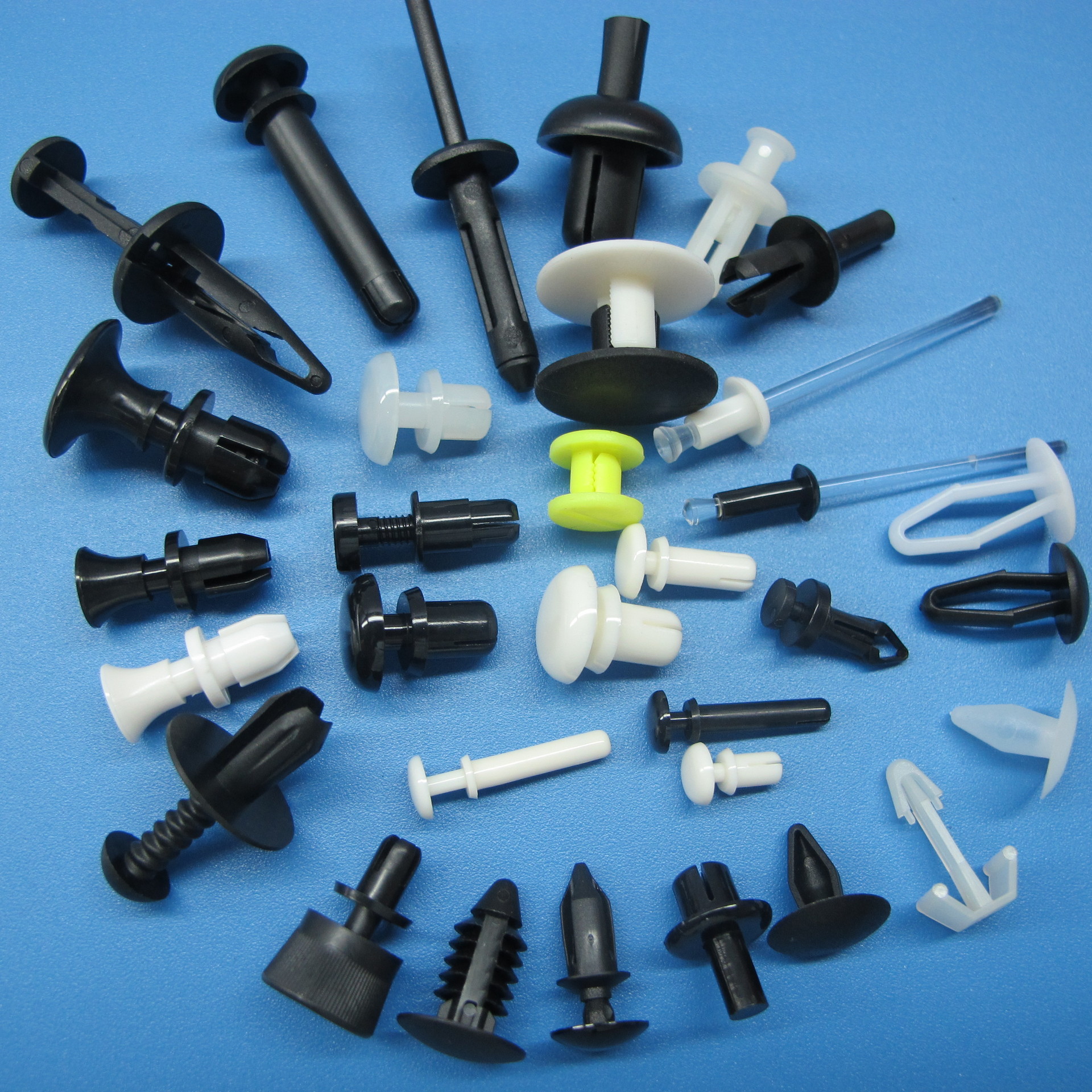 旋转固定钉pcb电路板固定扣pc板卡子膨胀子母扣胶钉rivet