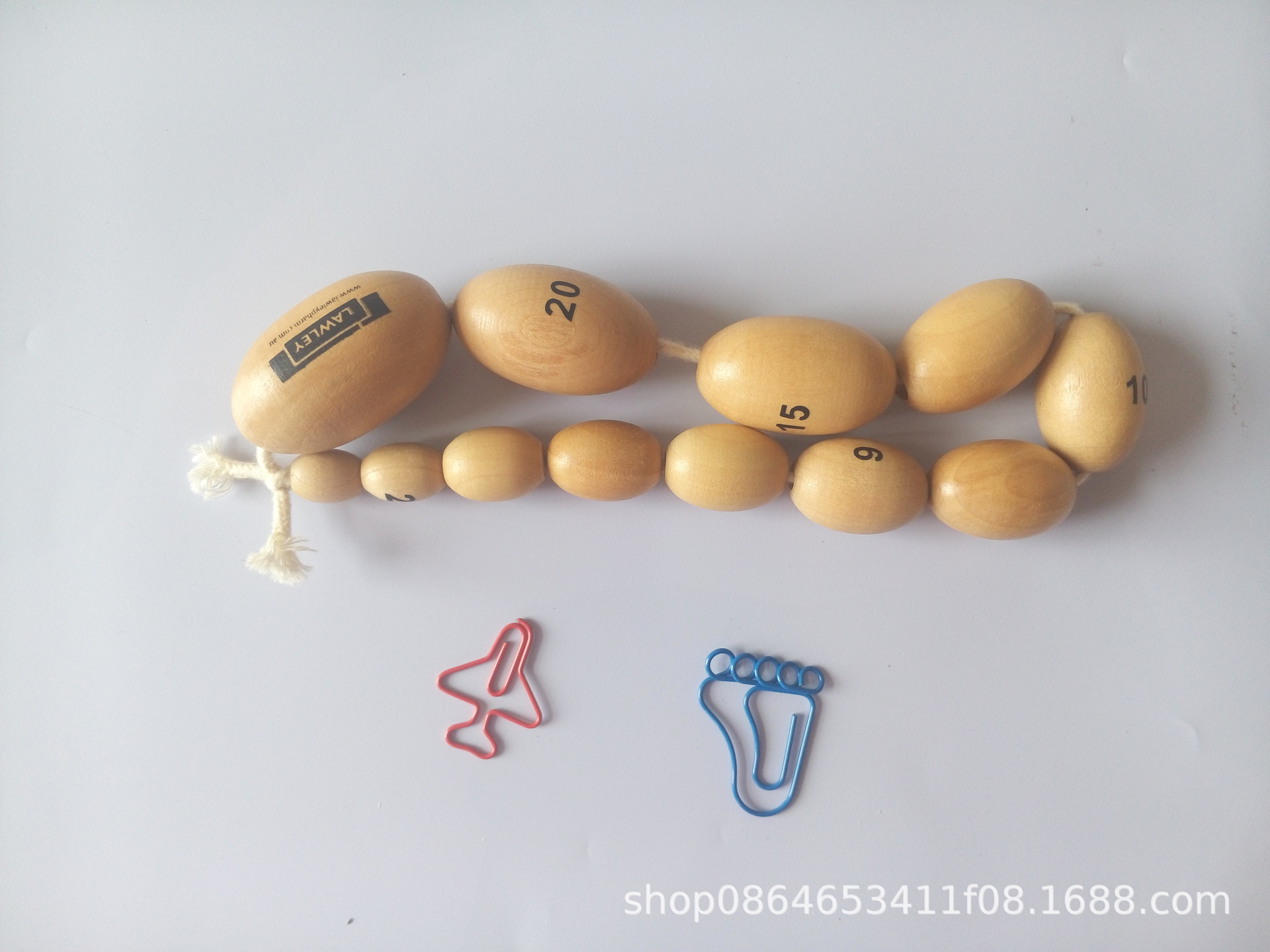 男性睾丸体积测量器 木质睾丸测量球 睾丸大小测量仪