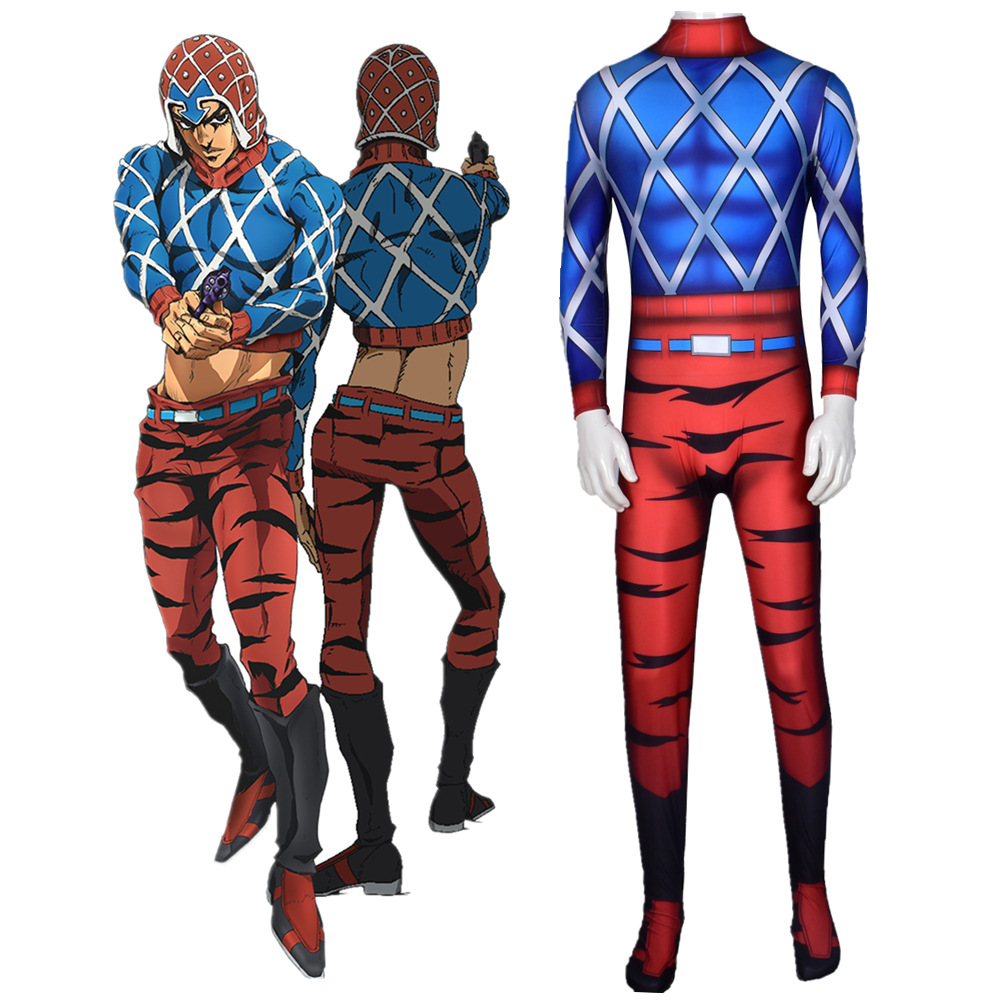 jojo的奇妙冒险黄金之风葛德米斯达角色扮演cosplay动漫服装