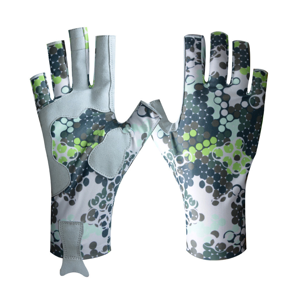 防滑铁板_三钓鱼手套男夏季抓鱼路钓铁板垂钓透气排汗防晒半指 - 阿里