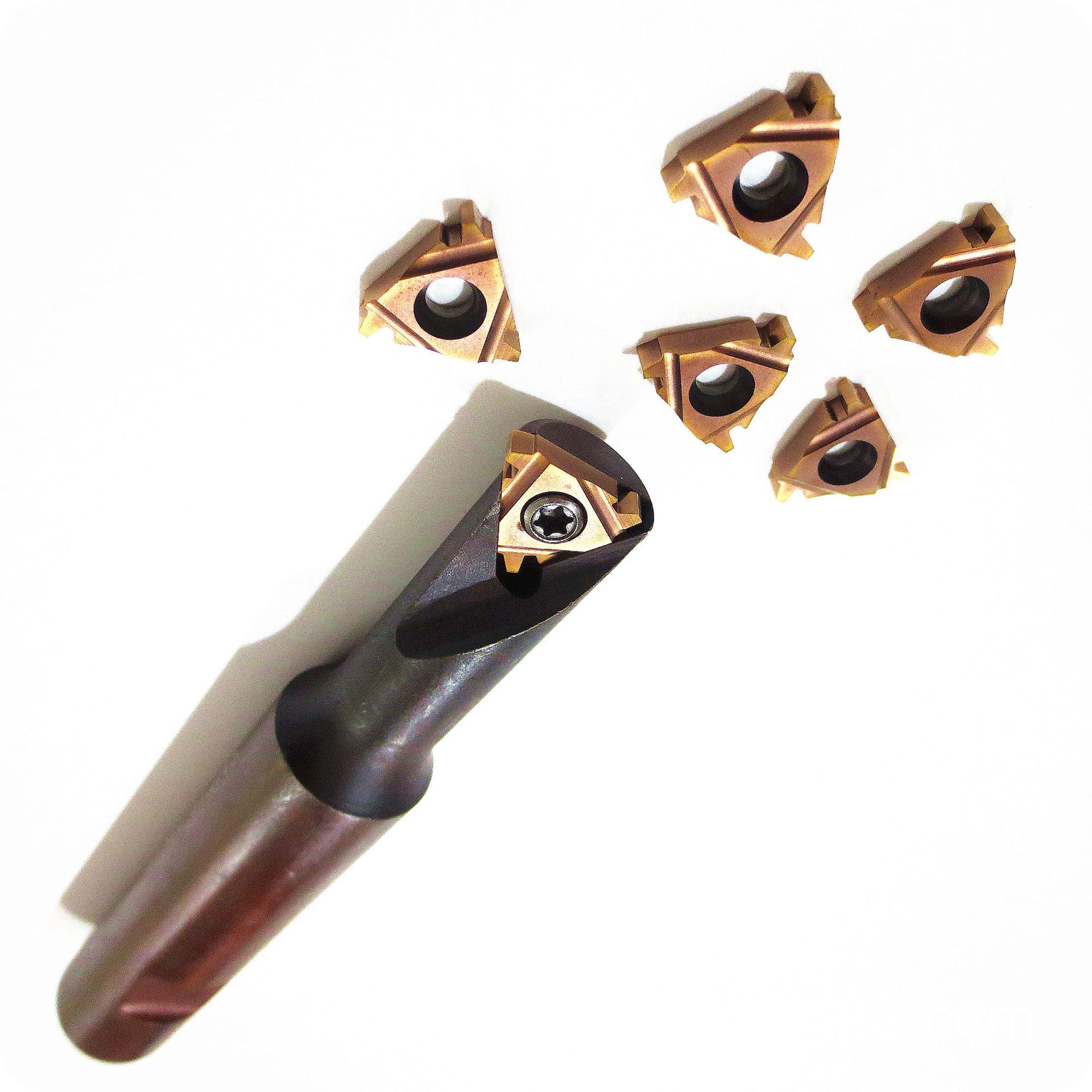 机夹梯形螺纹铣刀/单刃加长螺纹铣刀杆:smt18-20k16