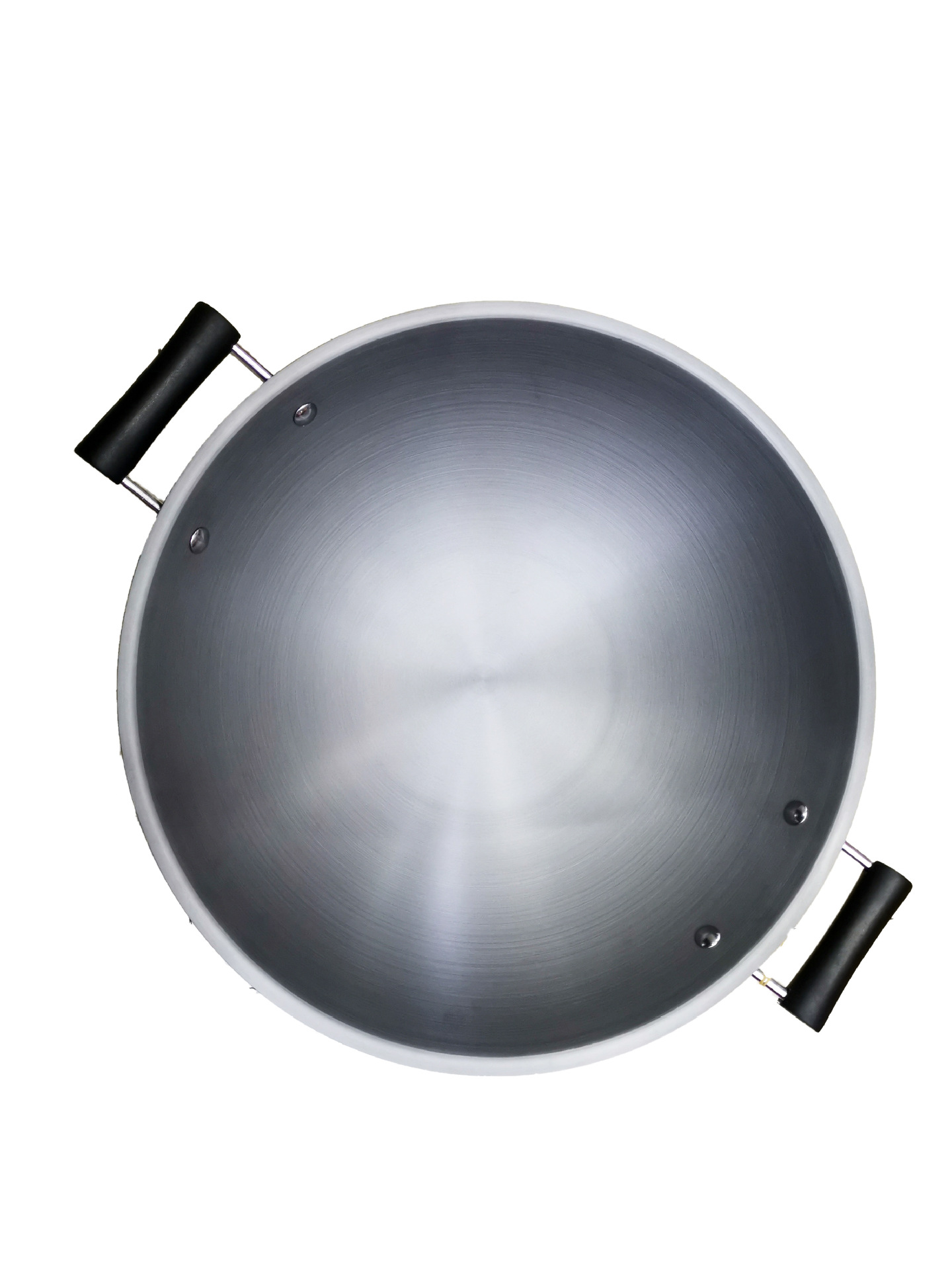 钛合金锅酒店用品商用锅海鲜锅不穿孔阳极硬质氧化无涂层不粘炒锅