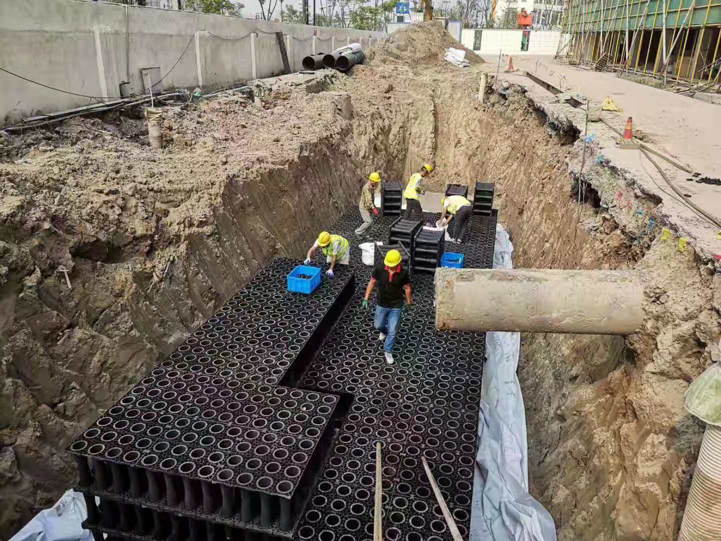 pp模块雨水收集池雨水回用回收利用系统 净化 设计 施工 厂家