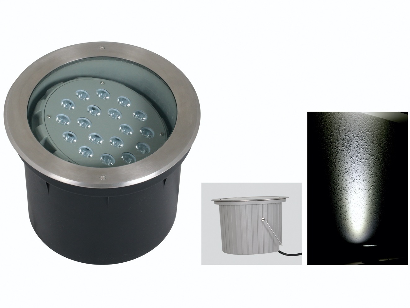 新款旋转埋地灯户外防水调角度地埋灯3w5w7w公园广场投射灯