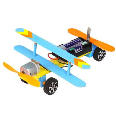科技制作飞机电动小滑行中性学生科学实验diy手工材料科普模型