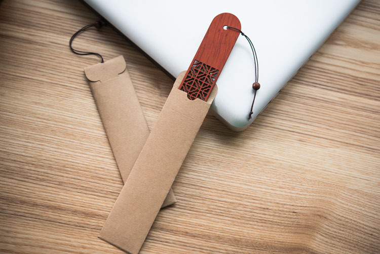 创意木质镂空书签简约文艺古典中国风文创纪念礼品定制刻字diy