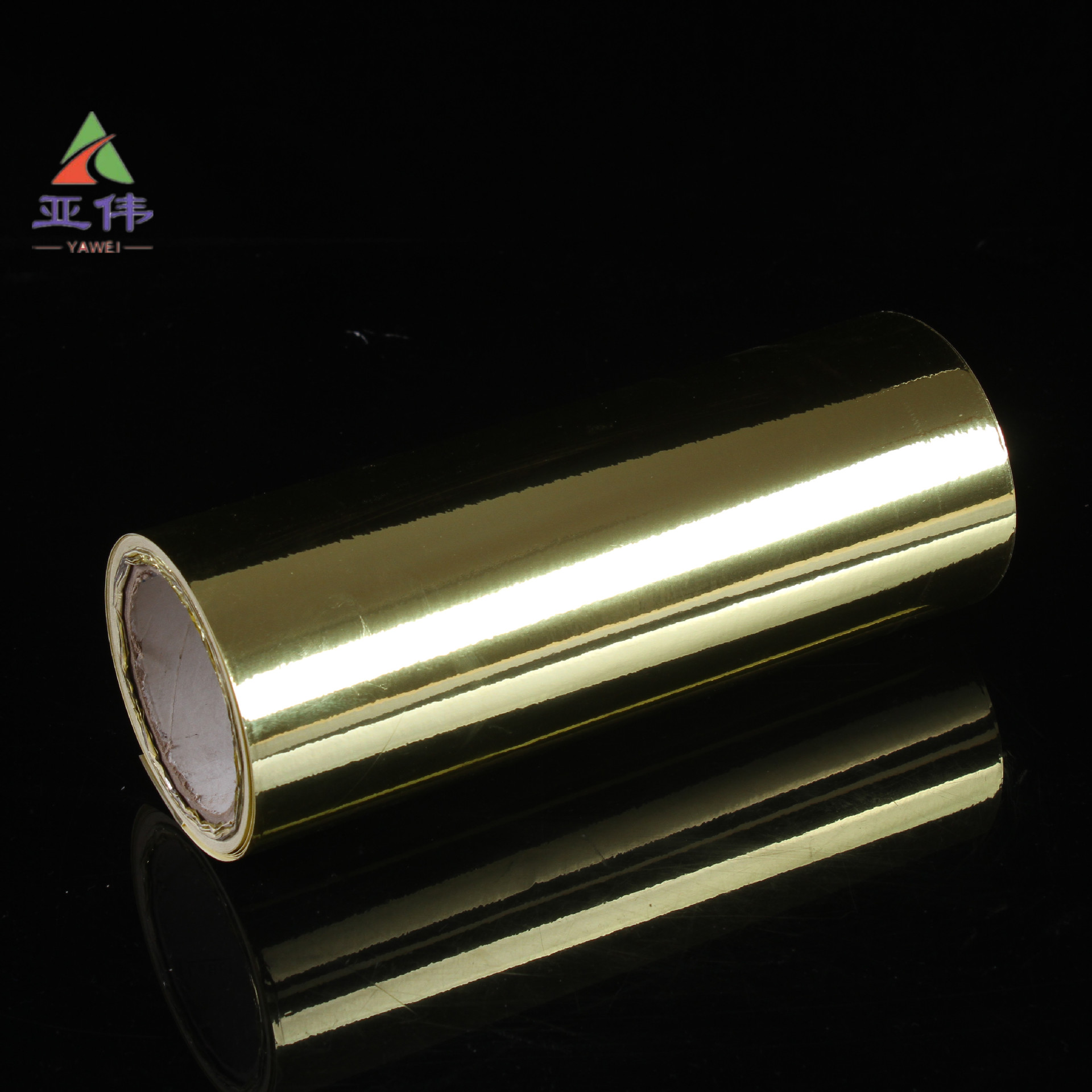 供应25丝光金5丝光金不干胶金涤纶不干胶印刷材料