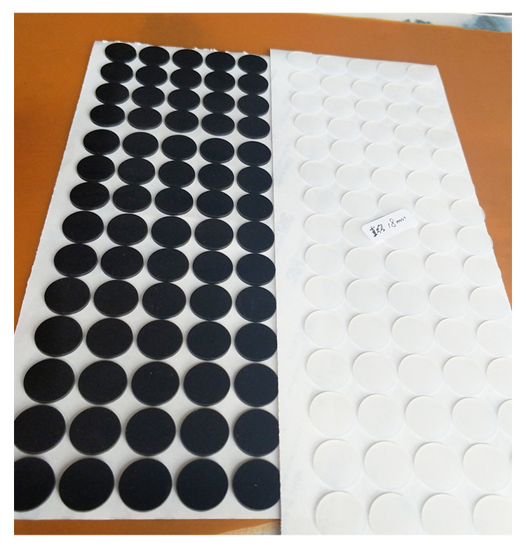 模切圆形硅胶脚垫家具脚垫防撞垫片橡胶垫片硅胶垫透明胶垫