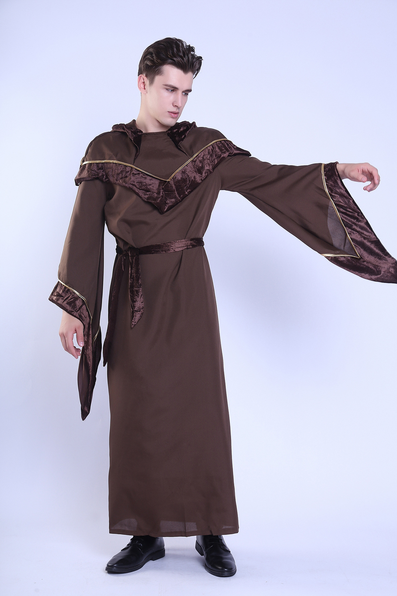 宗教教父男款巫师服 万圣节cosplay酒吧舞会舞台服表演服批发代发