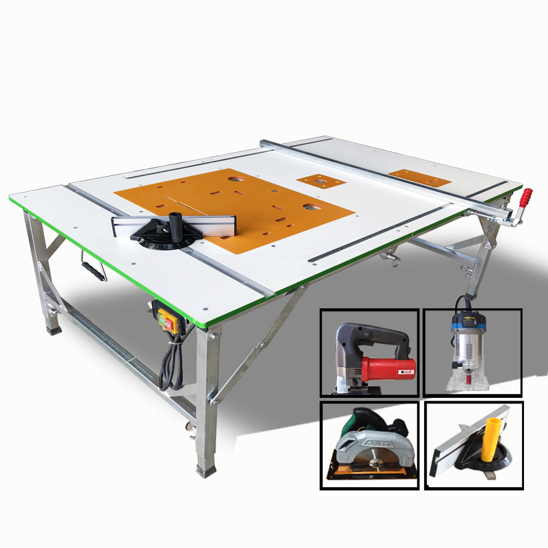厂家直销伸缩款字母锯台 多功能折叠修边电锯木工工作台 现货优惠