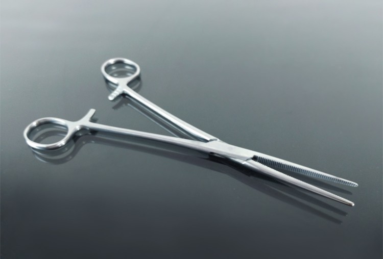 不锈钢止血钳拔毛钳拔罐钳镊子夹手术钳医用血管钳持针钳直头弯头