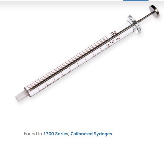 进口哈密尔顿 微量进样器 微量注射器100ul 可换针