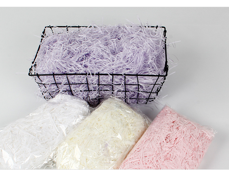 鲜花礼盒填充纸丝 喜糖巧克力盒花店材料包装 礼盒填充材料 100g