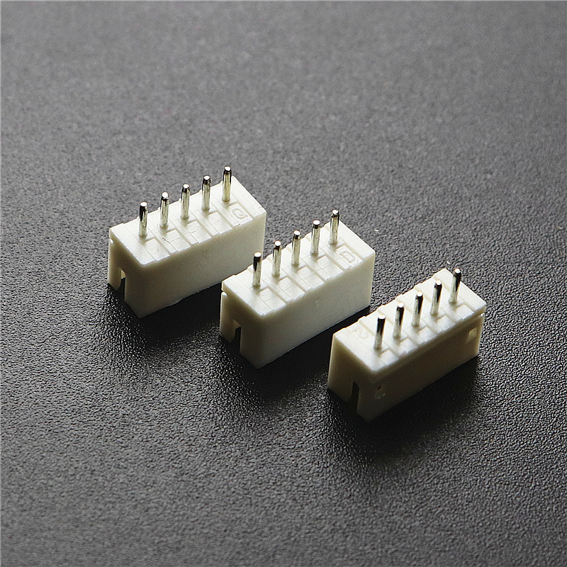 5mm直针插座 2p3p4p5p6p7p8p9p10p11p12p白色针座zh1.5连接器