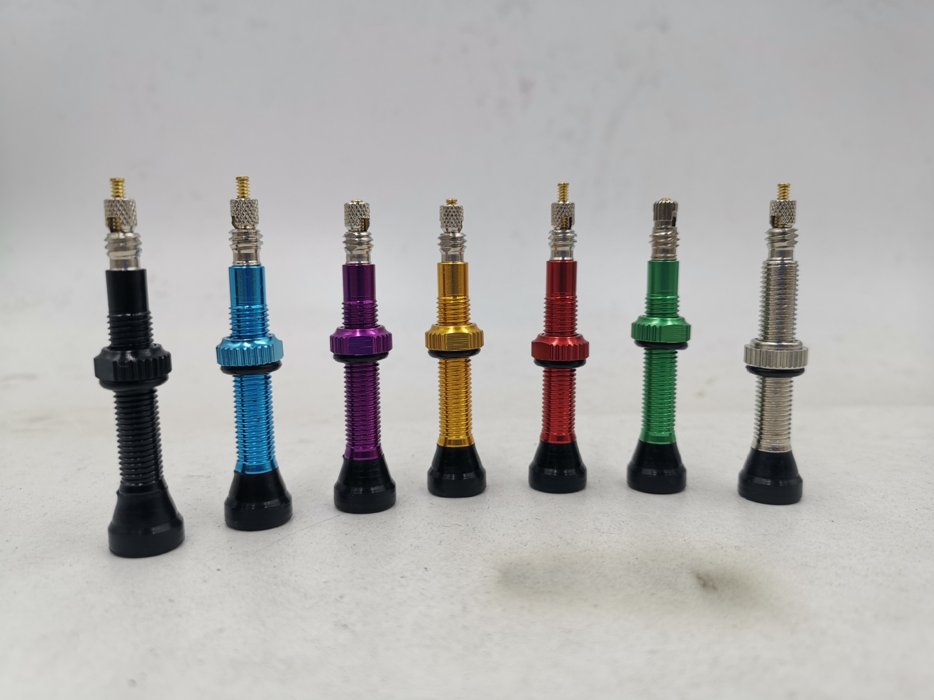 自行车山地车无内胎法式真空气嘴 法式气门嘴40mm 法式真空胎气嘴