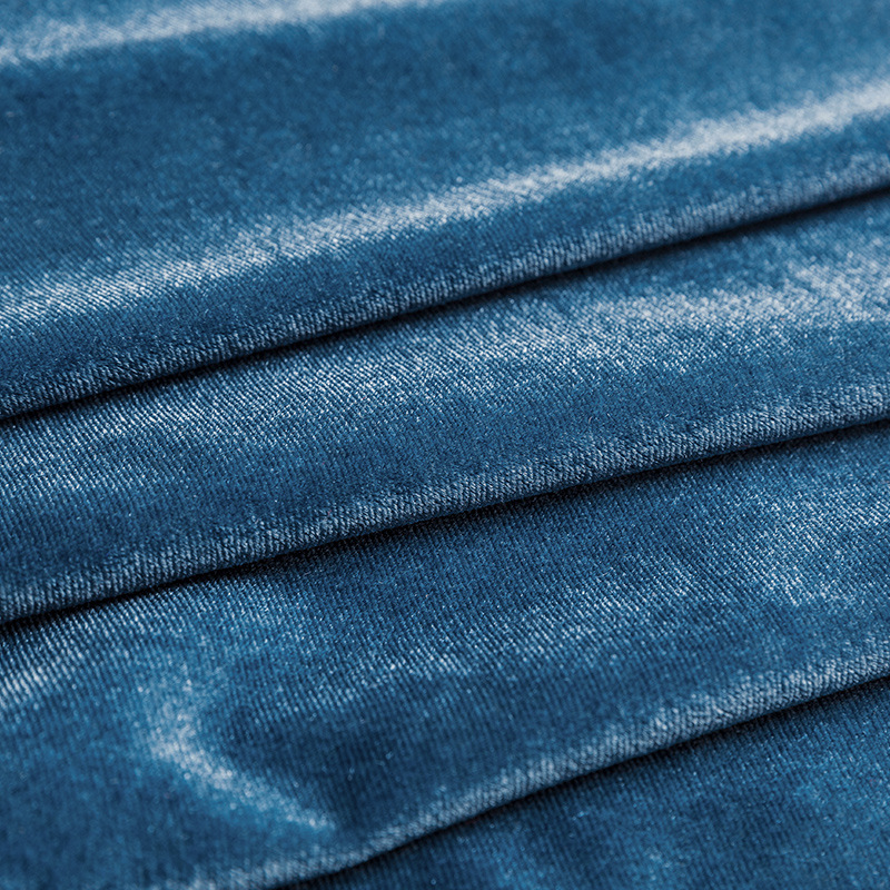 现货批发 韩国绒针织面料 单面绒毛 沙发绒布 金丝绒服装绒布料