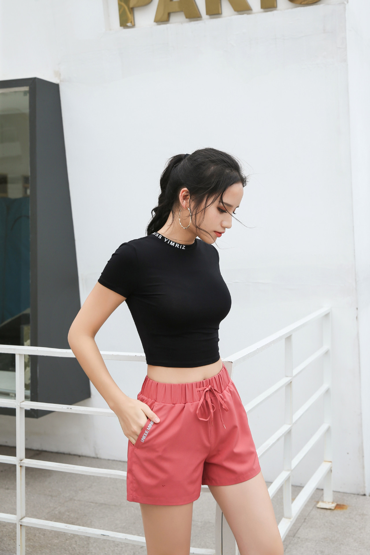 2019年夏运动短裤女防走光宽松韩版速干瑜伽裤健身房跑步休闲短裤