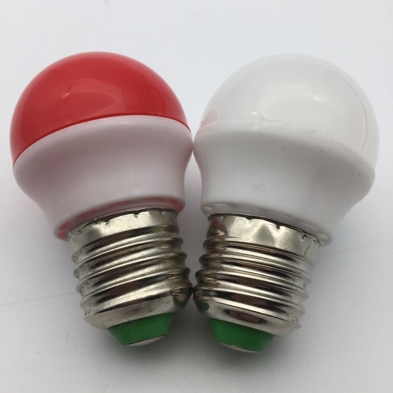 贴片红灯泡五色led灯迷你小灯泡e27螺口3w节日彩光灯泡天地红灯笼