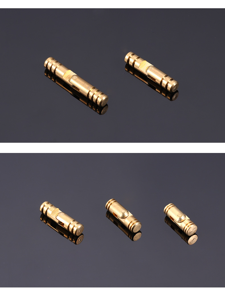 纯黄铜圆柱合页 饰品盒合页装饰盒暗合页水桶型暗铰链首饰盒合页