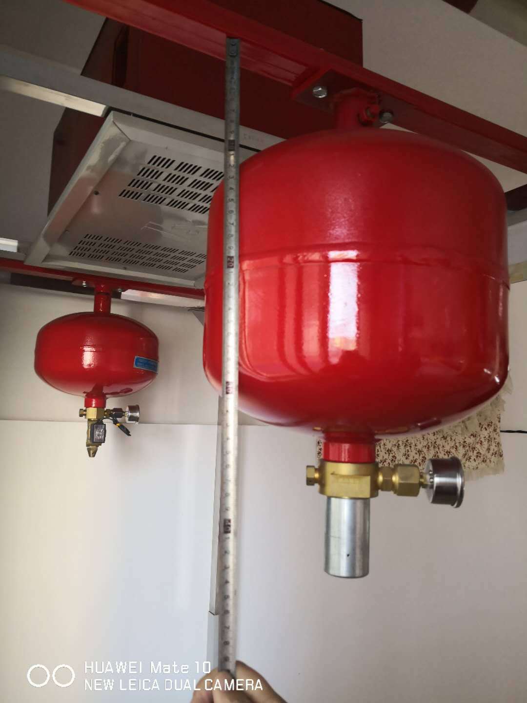 悬挂式七氟丙烷气体灭火装置电磁式温控式xqqc1216xqqw162030