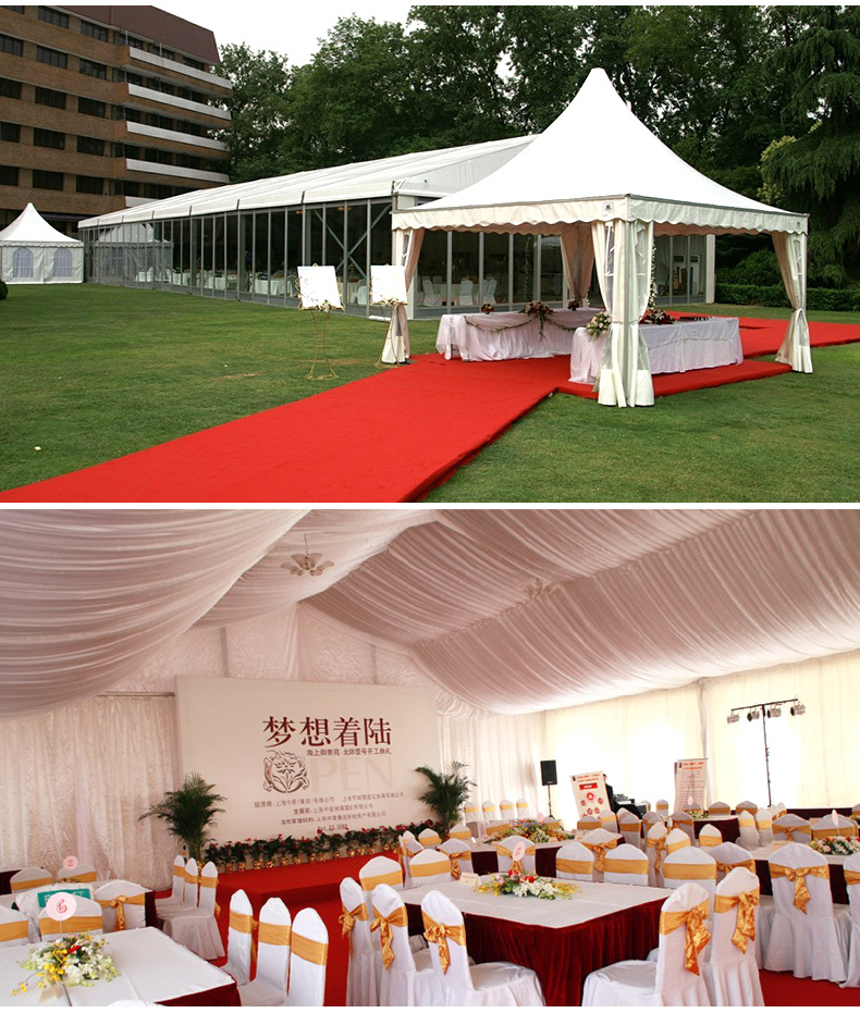 户外婚礼婚庆篷房欧式宴会婚庆篷房庆典帐篷房酒席流水席婚庆大棚